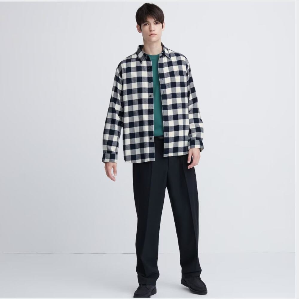 Uniqlo Flannel Regular Fit Shirt Size S - Picture 8 of 8